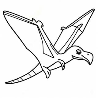 Vliegende Pteranodon Kleurplaat 59987-49783