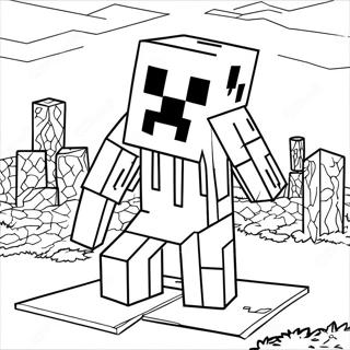 Minecraft Ghast Kleurplaat 60486-50178