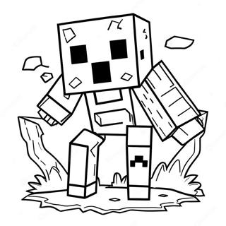 Minecraft Ghast Kleurplaat 60486-50180