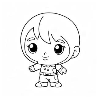 Chibi Horror Personage Kleurplaat 60606-50279