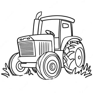 Gelukkige Verjaardag Tractor Kleurplaat 60856-50476