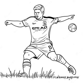 Kevin De Bruyne Kleurplaten