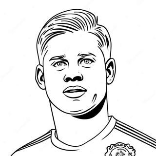 Kevin De Bruyne Dribbelen Kleurplaat 61077-50651