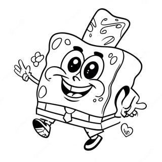 Spongebob Valentijns Kleurplaat 61086-50654