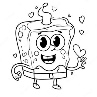 Spongebob Valentijns Kleurplaat 61086-50655