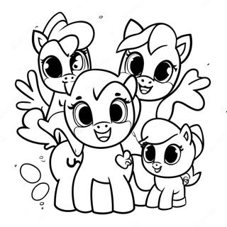 My Little Pony Cutie Mark Crew Kleurplaat 61176-50728