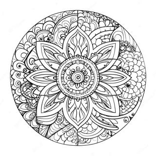 Ontspannende Mandala Kleurplaat 61347-50868