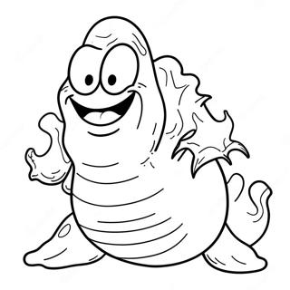 Slimer Kleurplaat 61586-51055