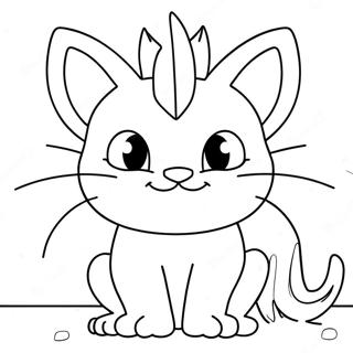 Meowth Kleurplaten