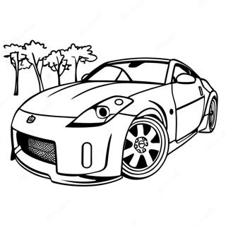 Nissan 350z Sportauto Kleurplaat 61946-51342