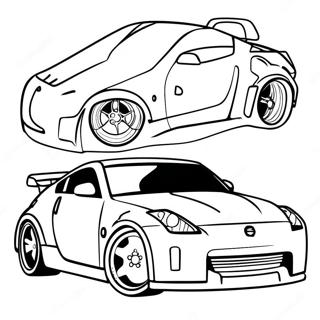 Nissan 350z Sportauto Kleurplaat 61946-51343