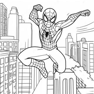 Homecoming Spiderman Kleurplaat 6234-4979