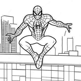 Homecoming Spiderman Kleurplaat 6234-4980