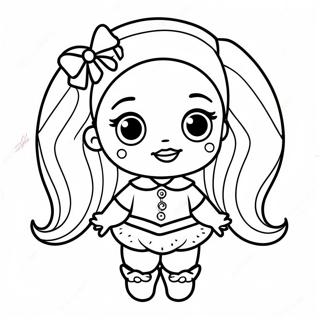 Schattige Baby Bratz Mode Kleurplaat 62448-51733