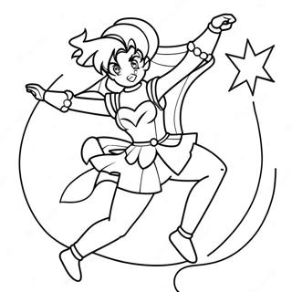 Sailor Jupiter In Strijdhouding Kleurplaat 62518-51791