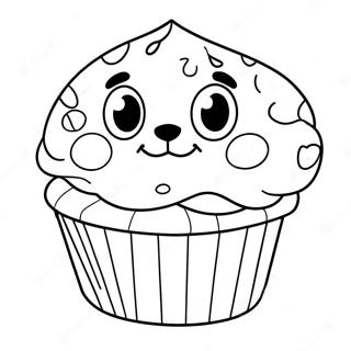 Bluey Muffin Kleurplaat 6314-5042