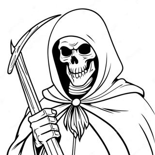 Grim Reaper Kleurplaat 6334-5058