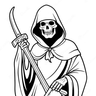 Grim Reaper Kleurplaat 6334-5059