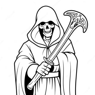 Grim Reaper Kleurplaat 6334-5155