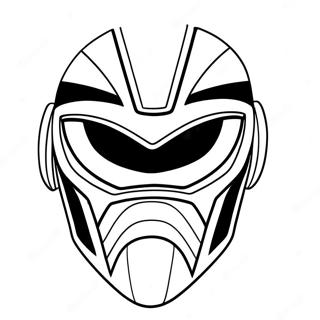 Power Ranger Masker Kleurplaat 63449-52498