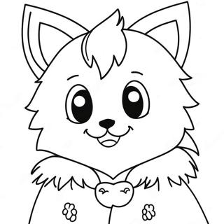 Anime Furry Kleurplaat 63489-52522