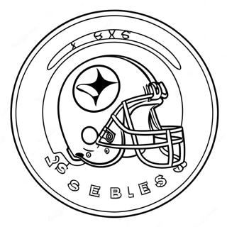 Kleurplaat Van Het Logo Van De Pittsburgh Steelers 6354-5172