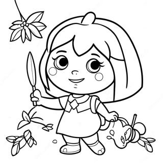 Dora Halloween Kleurplaten