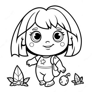 Dora Halloween Kleurplaat 63849-52816