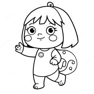 Dora In Een Spookachtig Kostuum Kleurplaat 63850-52825