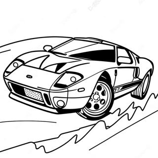 Ford Gt Kleurplaat 64510-53335