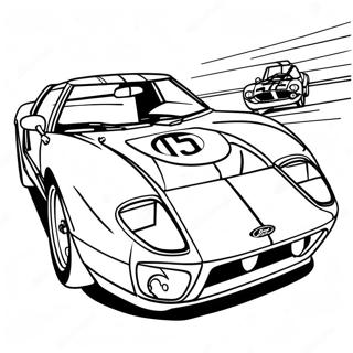 Classic Ford Gt Racing Kleurplaat 64511-53340