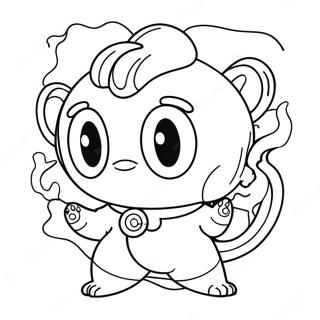 Kleurplaat Van Jibanyan Yo Kai 64701-53498