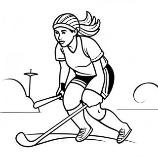 Veldhockey Kleurplaat 64780-53550