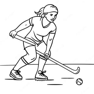 Veldhockey Kleurplaat 64780-53551