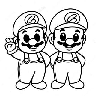 Baby Mario En Luigi Kleurplaat 64880-53632