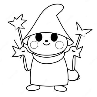 Ralsei Met Magische Krachten Kleurplaat 64891-53643