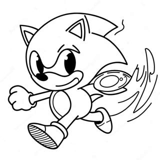 Sonic The Hedgehog Snel Kleurplaat 64931-53670