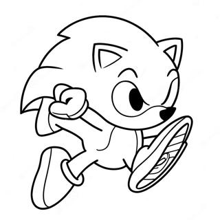 Sonic The Hedgehog Snel Kleurplaat 64931-53672