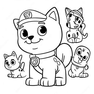 Paw Patrol Kattenpakket Kleurplaten