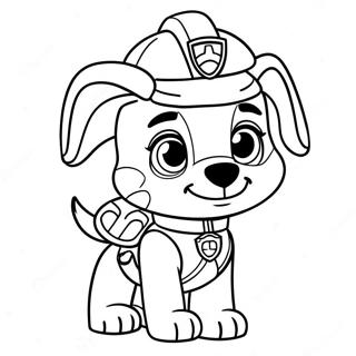 Tracker Paw Patrol Kleurplaat 65370-54019