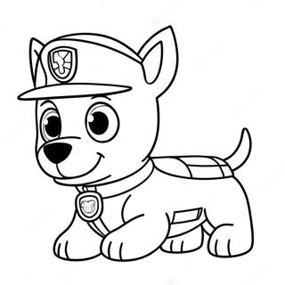 Tracker Paw Patrol Kleurplaat 65370-54020