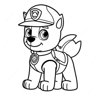 Avontuurlijke Tracker Paw Patrol Kleurplaat 65371-54037