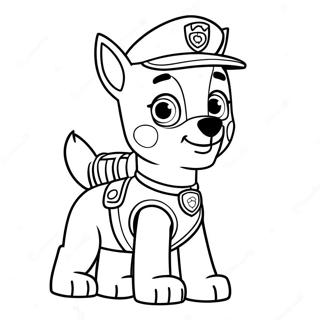 Avontuurlijke Tracker Paw Patrol Kleurplaat 65371-54038