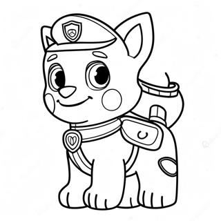 Avontuurlijke Tracker Paw Patrol Kleurplaat 65371-54039