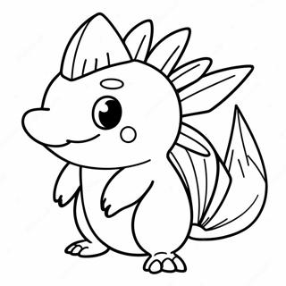 Cyndaquil Kleurplaat 65500-54160