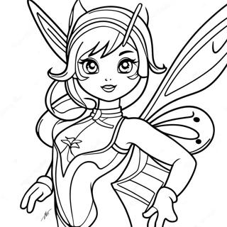 Winx Club Musa Kleurplaat 65600-54203