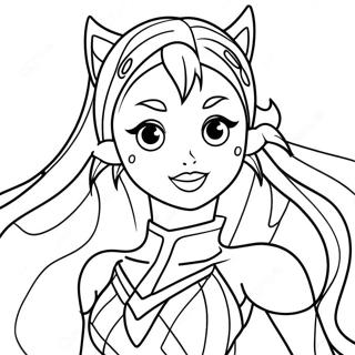 Winx Club Musa Kleurplaat 65600-54204