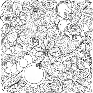 Kerst Zentangle Patronen Kleurplaat 65740-54299