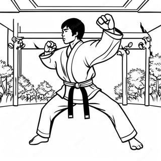 Taekwondo Kleurplaten