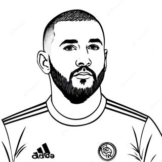 Benzema Kleurplaten